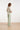 Losse Top Met Groene En Beige Bladprint En V-Hals | Soft Green - Muticolour