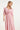 Luchtige Linnen Midi-Jurk Met Vetersluiting | Pink