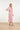 Luchtige Linnen Midi-Jurk Met Vetersluiting | Pink