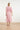 Luchtige Linnen Midi-Jurk Met Vetersluiting | Pink