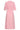 Luchtige Linnen Midi-Jurk Met Vetersluiting | Pink