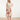 Maxi-Jurk Met Roest En Zand Palm Print En Tassel-Ceintuur | Sand - Brique