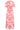 Maxi-Jurk Met Zigzag Aztec Print In Roze En Wit | Red - Pink