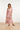 Maxi Overslagjurk met Roze Zebra-style Print | Brique - Old Pink