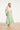 Maxi Rok Met Abstracte Structuur En Elastische Taille | Soft Green
