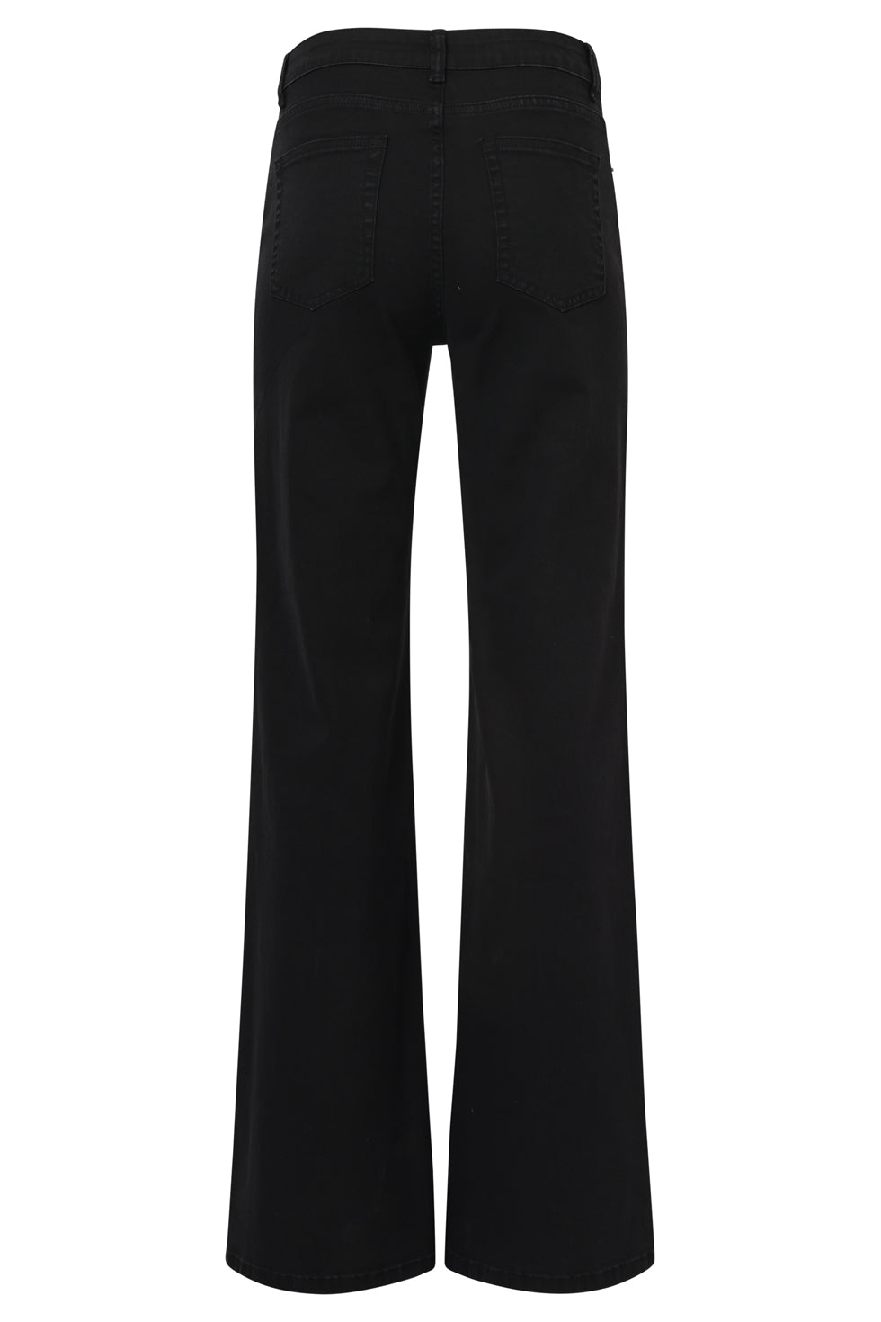 Mediumblauwe Flared Jeans | Black