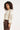 Mesh Top met 3D Bloemenborduursel | Off White