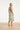 Midi Jurk Met Groene Bladprint En Ceintuur | Jade - Off White