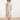 Midi Jurk Met Groene En Beige Bladprint En Ceintuur | Soft Green - Muticolour