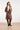 Midi Rok van Faux Leather | Brown