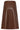 Midi Rok van Faux Leather | Brown