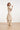 Midi Rok van Faux Leather | Stone