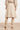 Midi Rok van Faux Leather | Stone