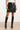 Mini Rok van Glanzend Faux Leather | Black
