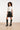 Mini Rok van Glanzend Faux Leather | Black