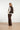 Mouwloze Gebreide Top met Strikdetails | Dark Brown