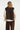 Mouwloze Gebreide Top met Strikdetails | Dark Brown