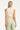 Mouwloze Rib Top Met Contrasterende Boorden | Off White - Soft Green