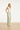 Mouwloze Rib Top Met Contrasterende Boorden | Off White - Soft Green