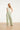 Mouwloze Rib Top Met Contrasterende Boorden | Off White - Soft Green