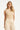 Mouwloze Rib Top Met Contrasterende Boorden | Sand - Off White