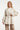Off-White Blazerjas Met Ceintuur En Visgraatdessin | Sand