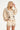 Off White Blouse Met Zwarte Borduursels En Strikkoord | Off White - Black