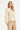 Off White Blouse Met Gouden Borduursels En Koorddetail | Off White - Sand