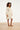 Off White Jurk Met Gouden Borduursels En Taille Elastiek | Off White - Sand