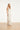 Off White Maxi Jurk Met Broderie En Ceintuur | White