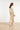 Off white kleurige Coltrui met Geborduurde Lijndetails | Off White - Sand