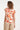 Oranje Bloe Print Blouse Met Knoopsluiting En Korte Mouwen | Sand - Muticolour