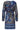 Ornamentale Jurk In Paars En Blauw Tinten | Purple-Multicolour