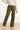 Rechte Pantalon Van Faux Leather | Army