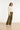 Rechte Pantalon Van Faux Leather | Army