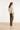 Rechte Pantalon Van Faux Leather | Army