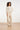 Rechte Pantalon van Faux Leather | Stone