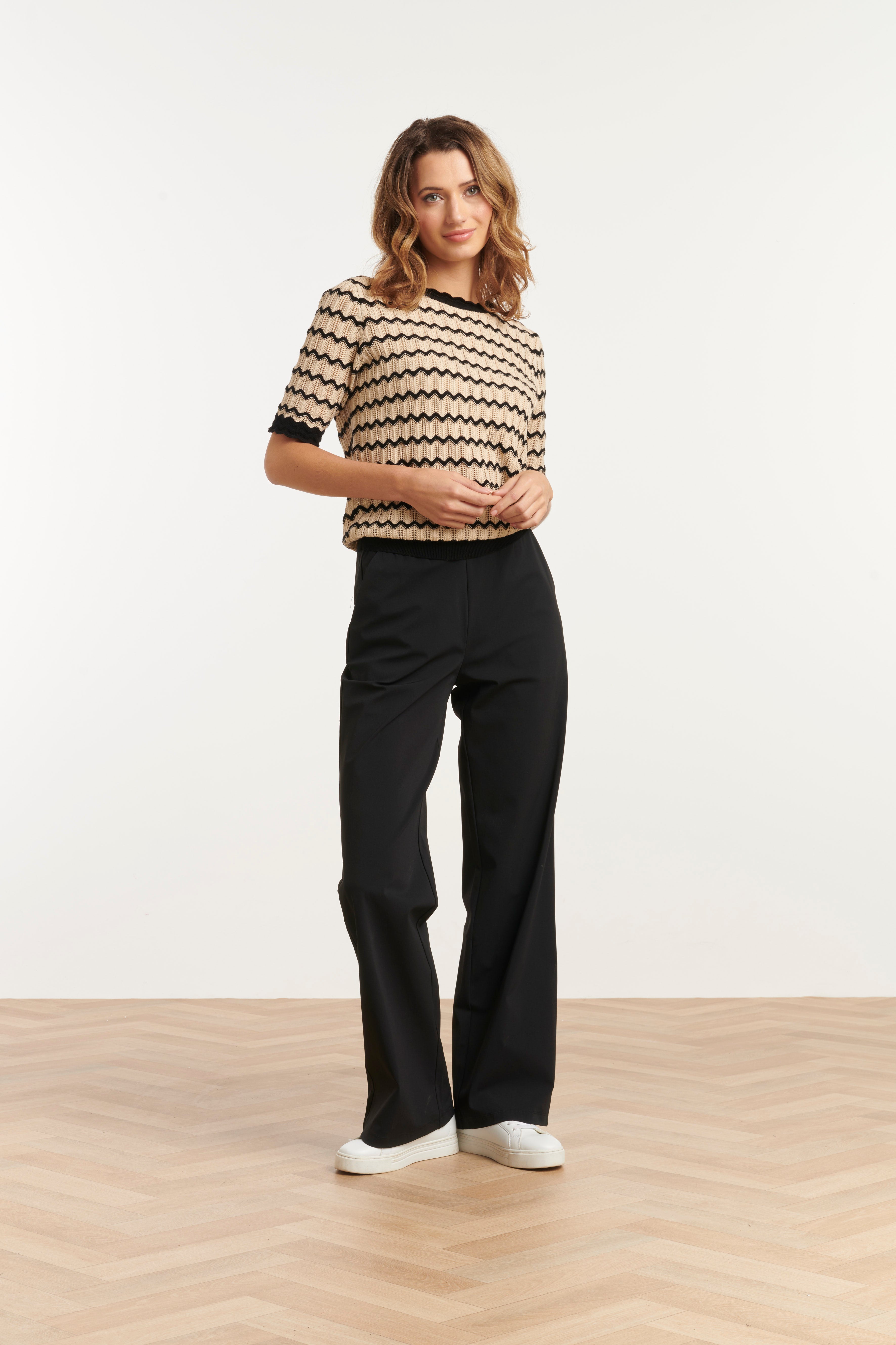 S25308, Tops | Offwhite-Black