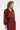 Satijnen Blouse met Kraag en Knoopsluiting | Bordeaux