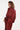 Satijnen Blouse met Kraag en Knoopsluiting | Bordeaux