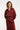Satijnen Blouse met Kraag en Knoopsluiting | Bordeaux