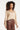 Satijnen Blouse met Kraag en Knoopsluiting | Sand