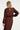 Satijnen Blouse met Subtiel Animal Patroon | Brown