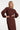 Satijnen Blouse met Subtiel Animal Patroon | Brown