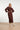 Satijnen Midi Rok met Subtiel Animal Patroon | Brown