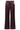 Satijnen Wide Leg Broek | Aubergine