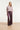 Satijnen Wide Leg Broek | Aubergine