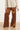Satijnen Wide Leg Broek | Copper