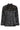 Satijnlook blouse met stippenprint en strikkraag | Black - Off White