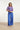 Smashed Lemon Blauwe Broek met Wijde Pijpen en Hoge Taille | Blue